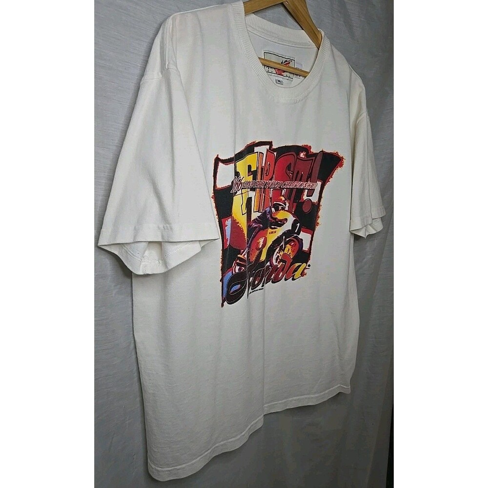 Vintage 1996 Honda America Racing T-shirt, Sz XL, 1966 Grand Prix World Champion - Picture 4 of 8